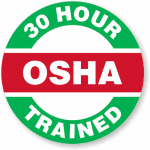 OSHA Trained 30 Hour seal